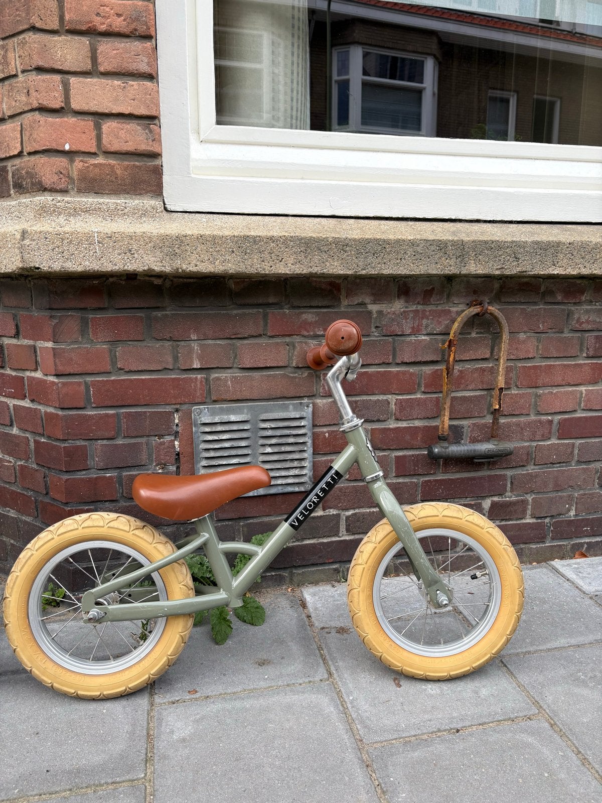 Veloretti loopfietsen (geel en groen), Ophalen, Gebruikt, Loopfiets