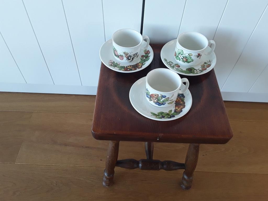 3 Kop en Schotels Marjolein Bastin (Libelle), Ophalen of Verzenden, Zo goed als nieuw, Overige stijlen, Kop(pen) en/of Schotel(s)