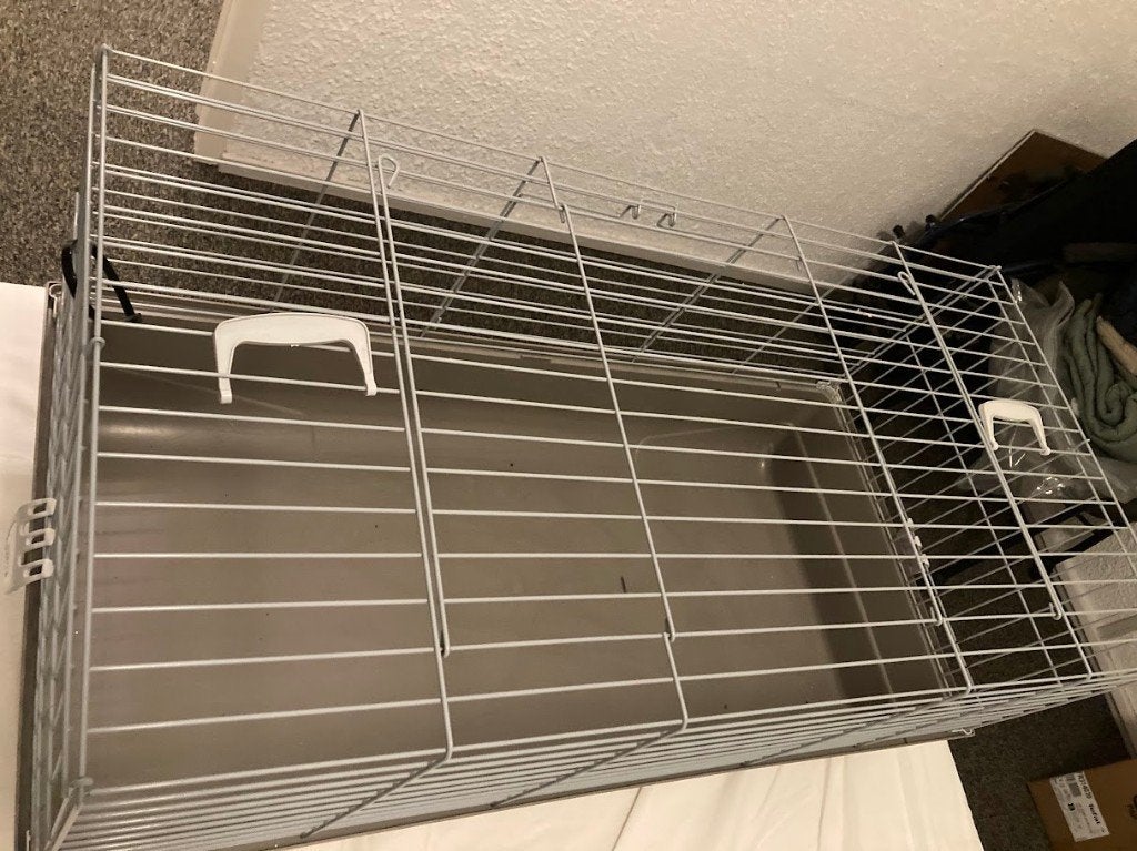 Konijn/caviakooi, Kooi, Cavia, Zo goed als nieuw, 75 tot 110 cm