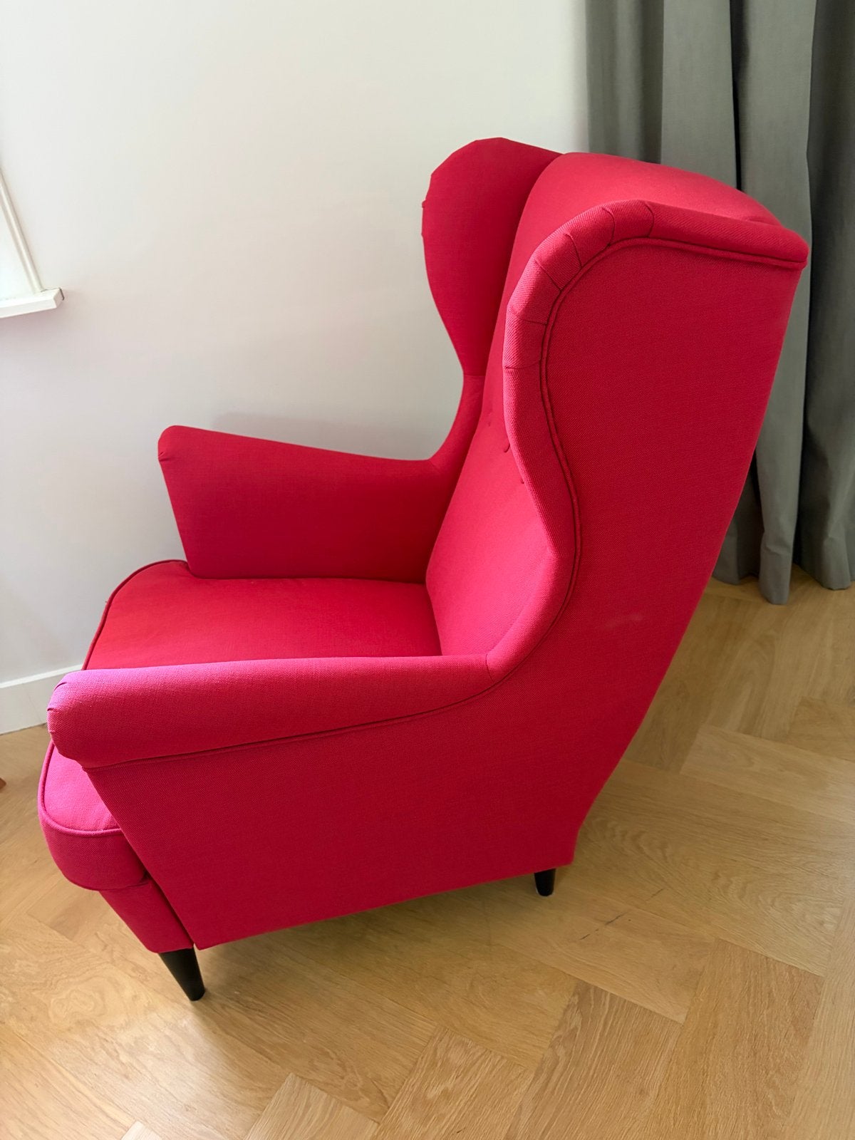 Rode Fauteuil - zi goed als nieuw, Ophalen, Zo goed als nieuw, Stof, 75 tot 100 cm