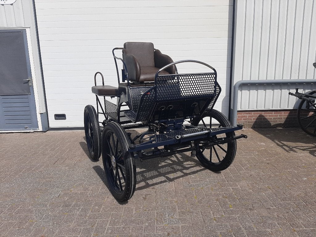 Menwagen  enkel en dubbelspan paard, Zo goed als nieuw, Paard