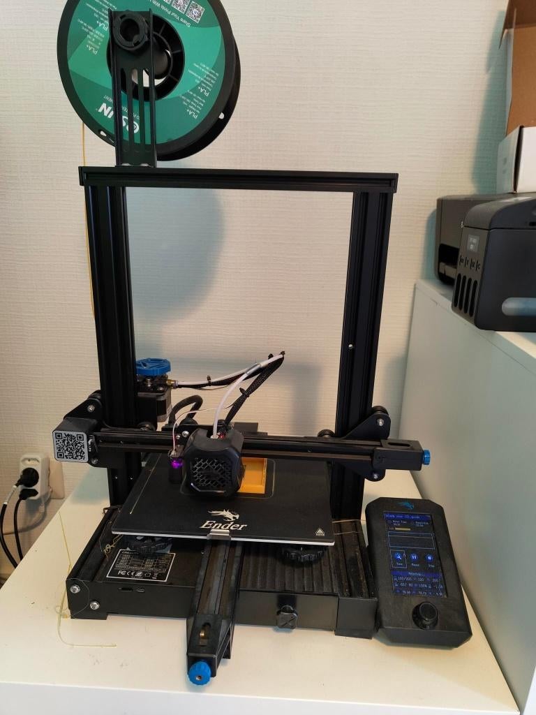Creality Ender 3 V2 3D Printer, Ophalen, Gebruikt, Filament, Creality