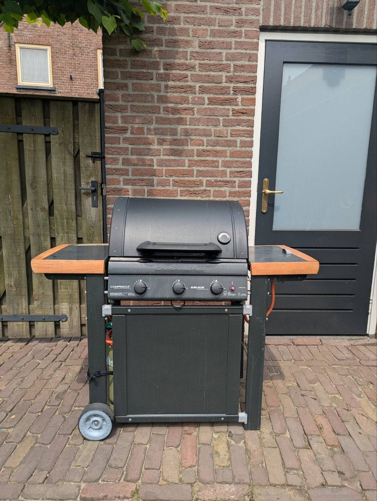 Campingaz buitenkeuken barbecue met zijbrander, Tuin en Terras, Buitenkeukens, Ophalen, Gebruikt, Campingaz, Gas