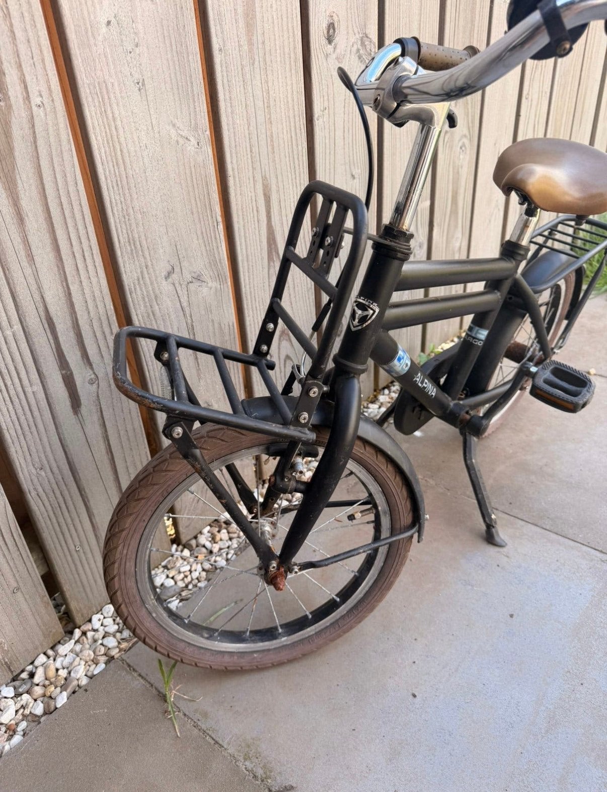 Stevige Alpina jongensfiets (16 inch), Ophalen, Gebruikt, 16 tot 20 inch
