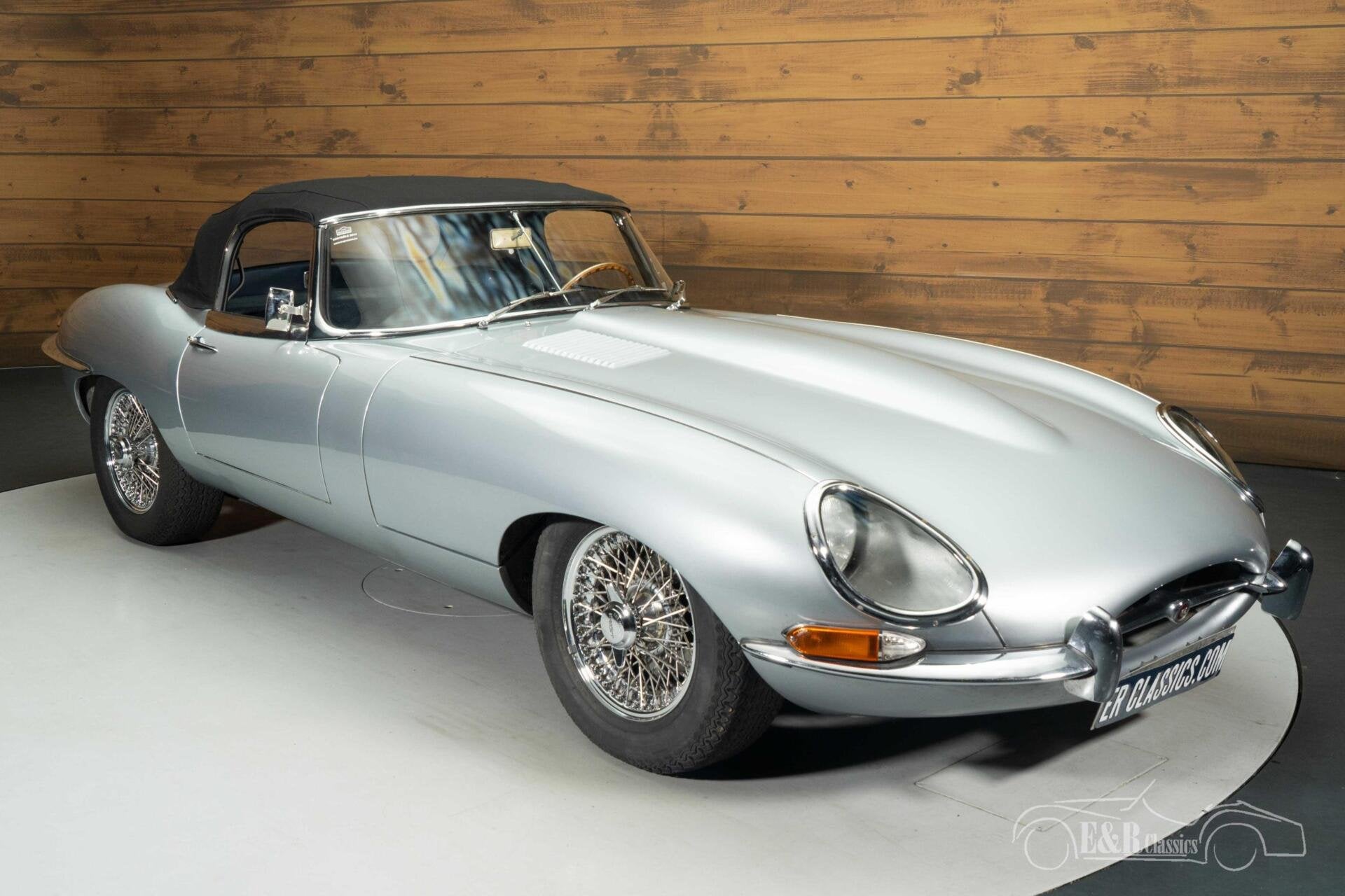 Jaguar E-Type Series 1 3.8 Cabriolet | 1963, Auto's, Achterwielaandrijving, Leder, Bedrijf, Handgeschakeld
