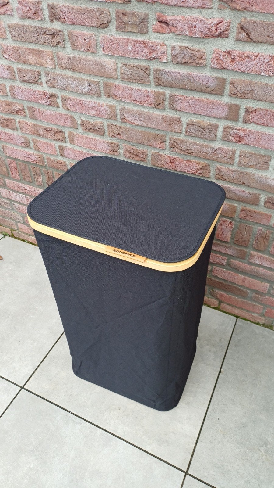 Wasmand Opbergmand Wassorteerder 90L Zwart Stof Binnenzak, Nieuw, Ophalen of Verzenden, Wasmand, Overige merken