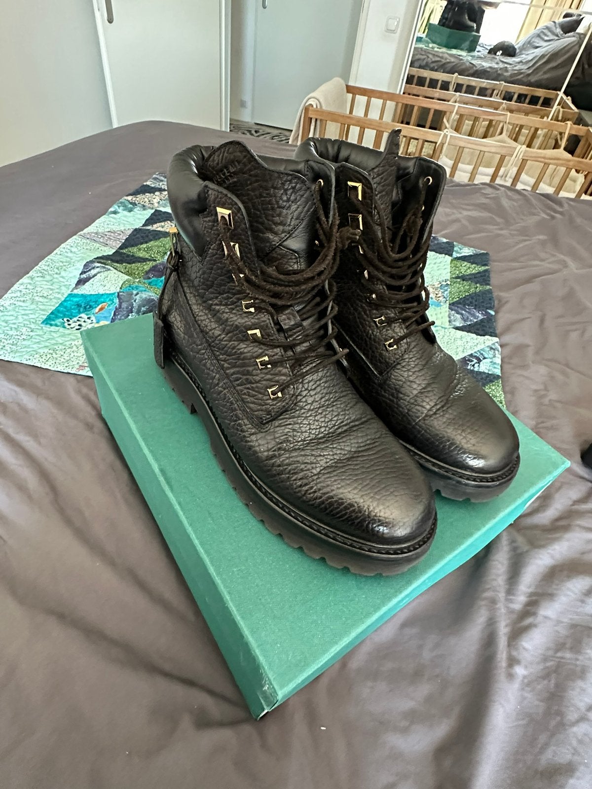 Buscemi Site Boots compleet in goede staat 44, Kleding | Heren, Schoenen, Ophalen of Verzenden, Zo goed als nieuw, Zwart, Boots