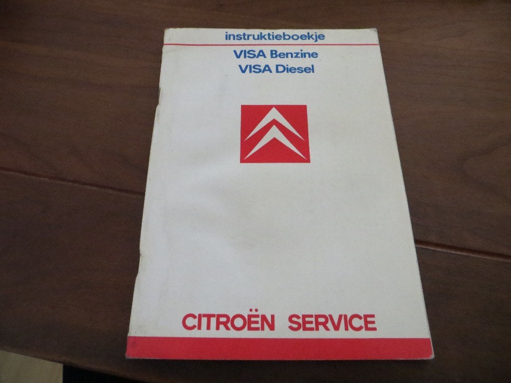 Instructieboek Citroen Visa 11, Visa 14, Visa 17 diesel 1985, Ophalen of Verzenden