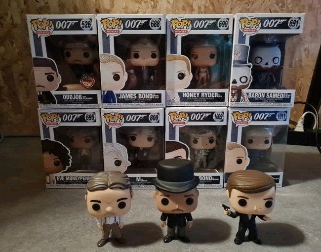 Funko Pop James Bond 007 collectie (10 stuks), Verzamelen, Poppetjes en Figuurtjes, Ophalen of Verzenden, Zo goed als nieuw