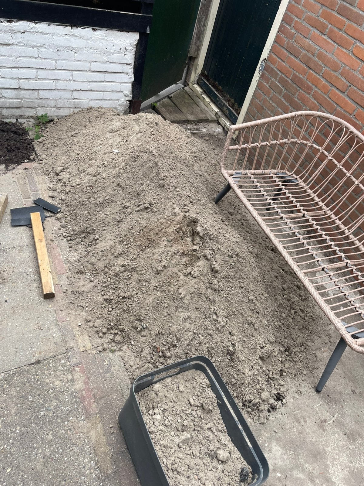 Zand, Ophalen, Zo goed als nieuw