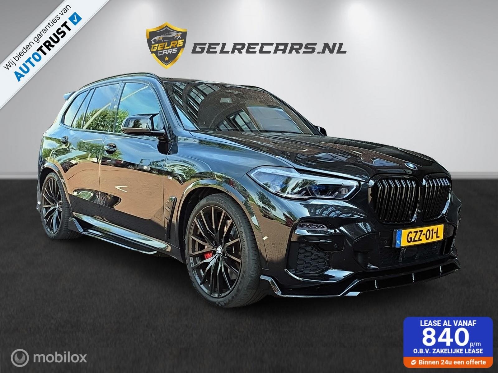 BMW X5 xDrive45e High Executive BTW M stage 2+ 630 PK UNIEK, Gebruikt, 394 pk, Zwart, Leder