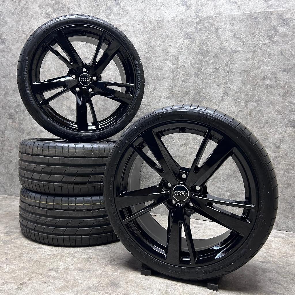 19 inch originele audi sport velgen + zomerbanden Audi A3 S3, 19 inch, Audi, Gebruikt, Banden en Velgen