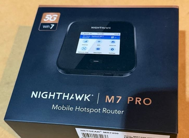 NETGEAR Nighthawk M7 Pro 5G WiFi 7 Mobiele Hotspot Router, Ophalen, Nieuw, Router