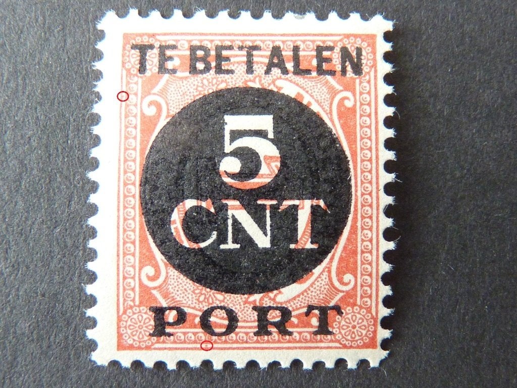 plaatfout port P66 , ongebruikt., Ophalen of Verzenden, T/m 1940, Postfris