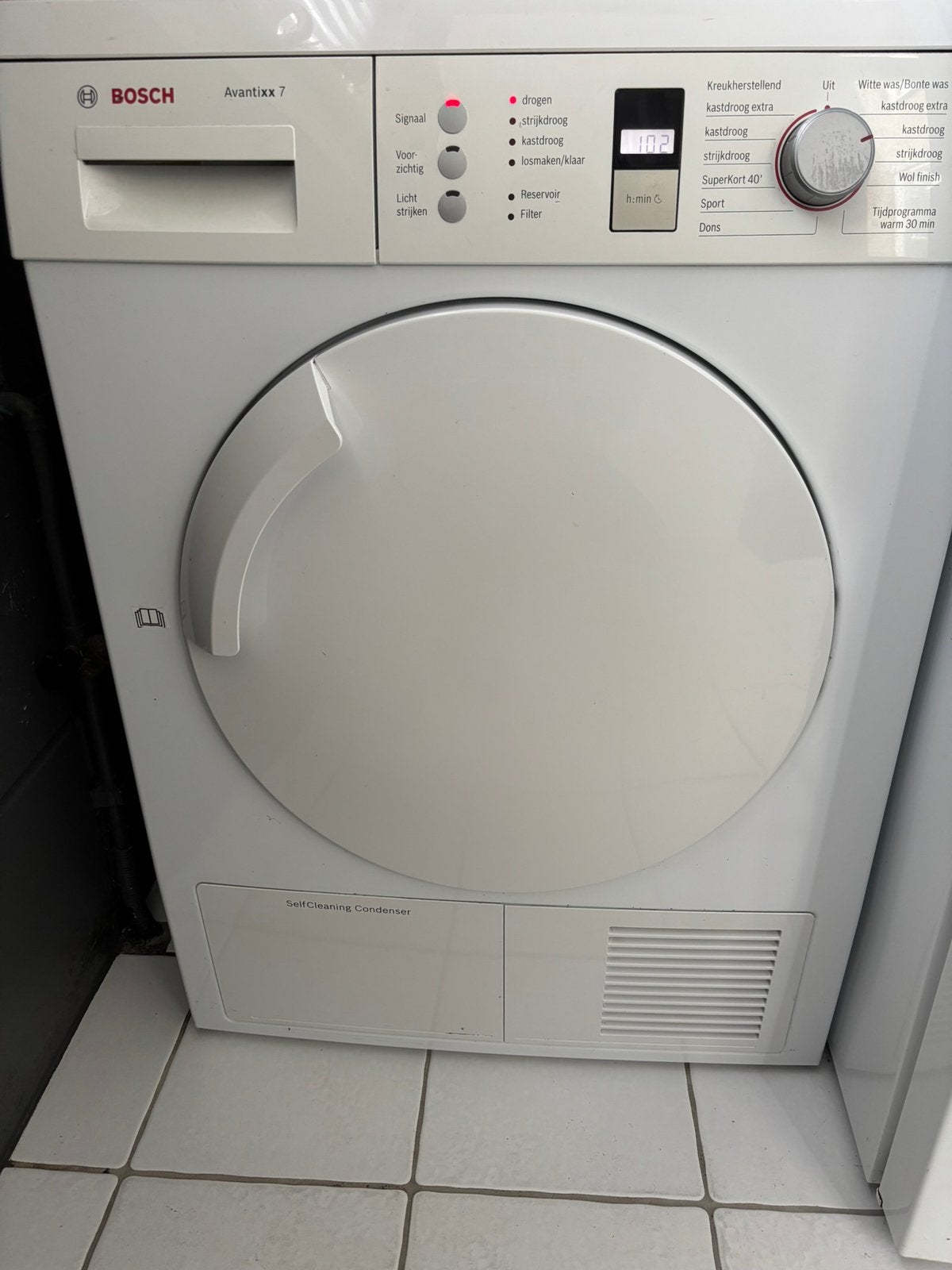 Warmtepompdroger BOSCH Avantixx 7., Ophalen, 6 tot 8 kg, Gebruikt, Overige typen