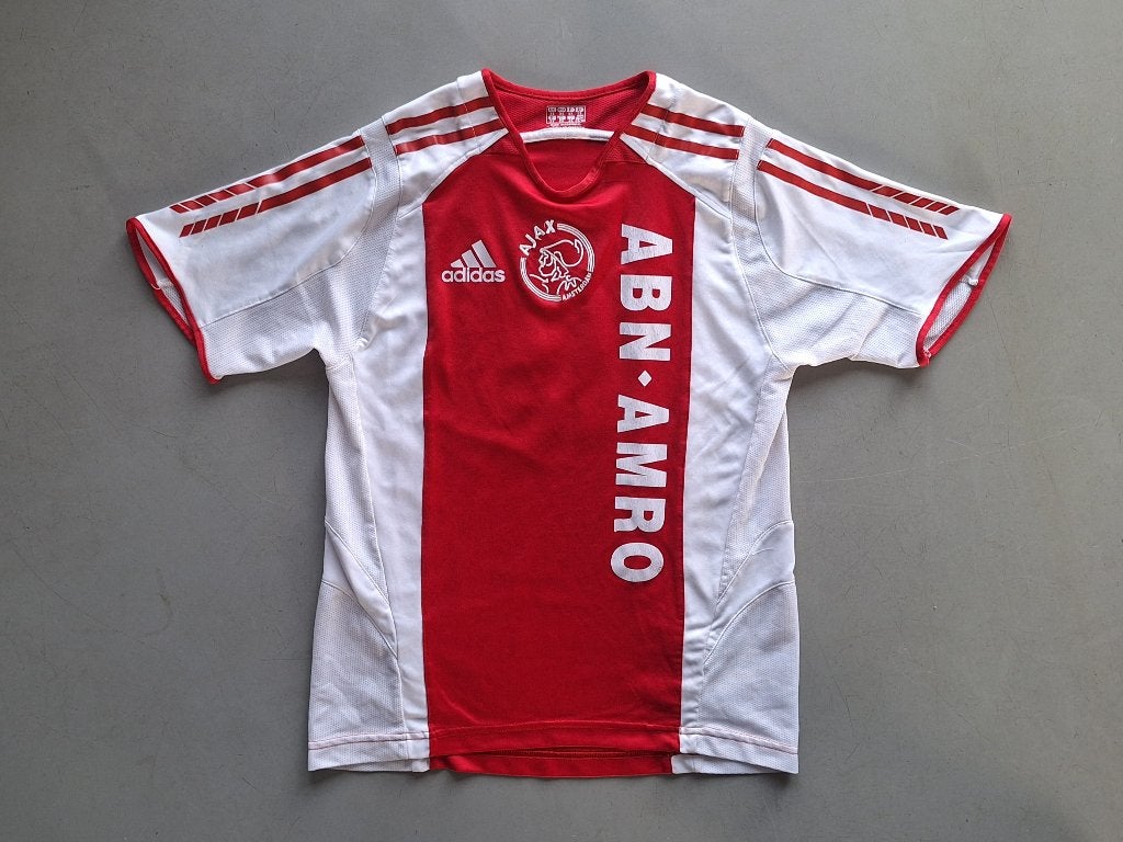 div. vintage Adidas voetbalshirt Ajax Huntelaar nr 25 mt XS, Maat S, Ophalen of Verzenden, Gebruikt, Shirt