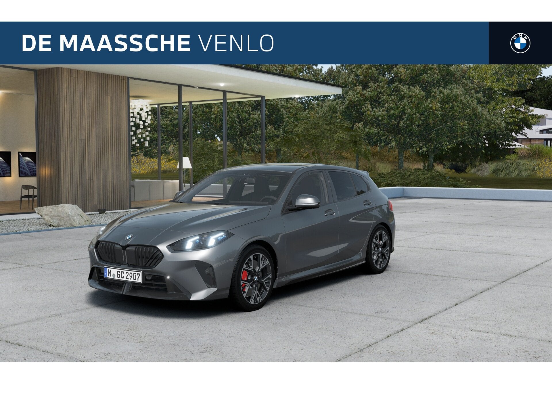 BMW 1 Serie 120 M Sport Automaat / Sportstoelen / Comfort Ac, Dealer onderhouden, Zwart, 156 pk, Bedrijf