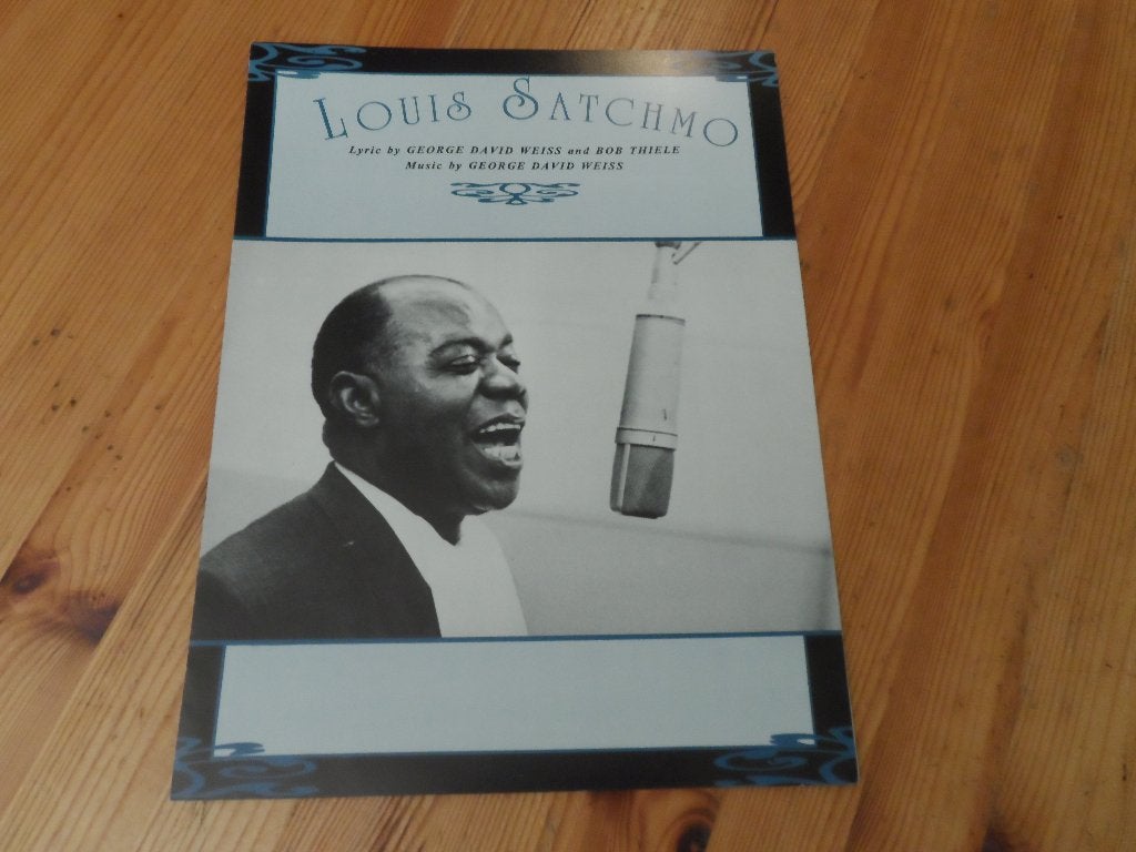 Louis satchmo - louis armstrong - weiss / thiele, Gitaar, Ophalen of Verzenden, Zo goed als nieuw, Artiest of Componist