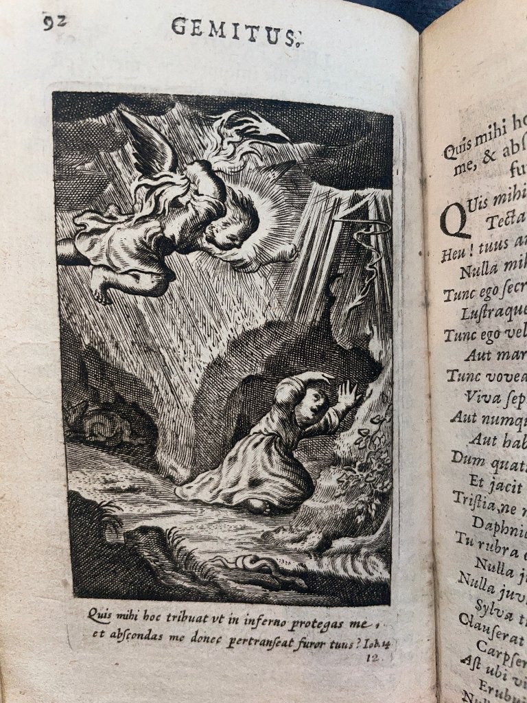 Pia Desideria - 45 gravures Boetius Bolswert - P0614, Ophalen of Verzenden, Ets, 1700 - 1799