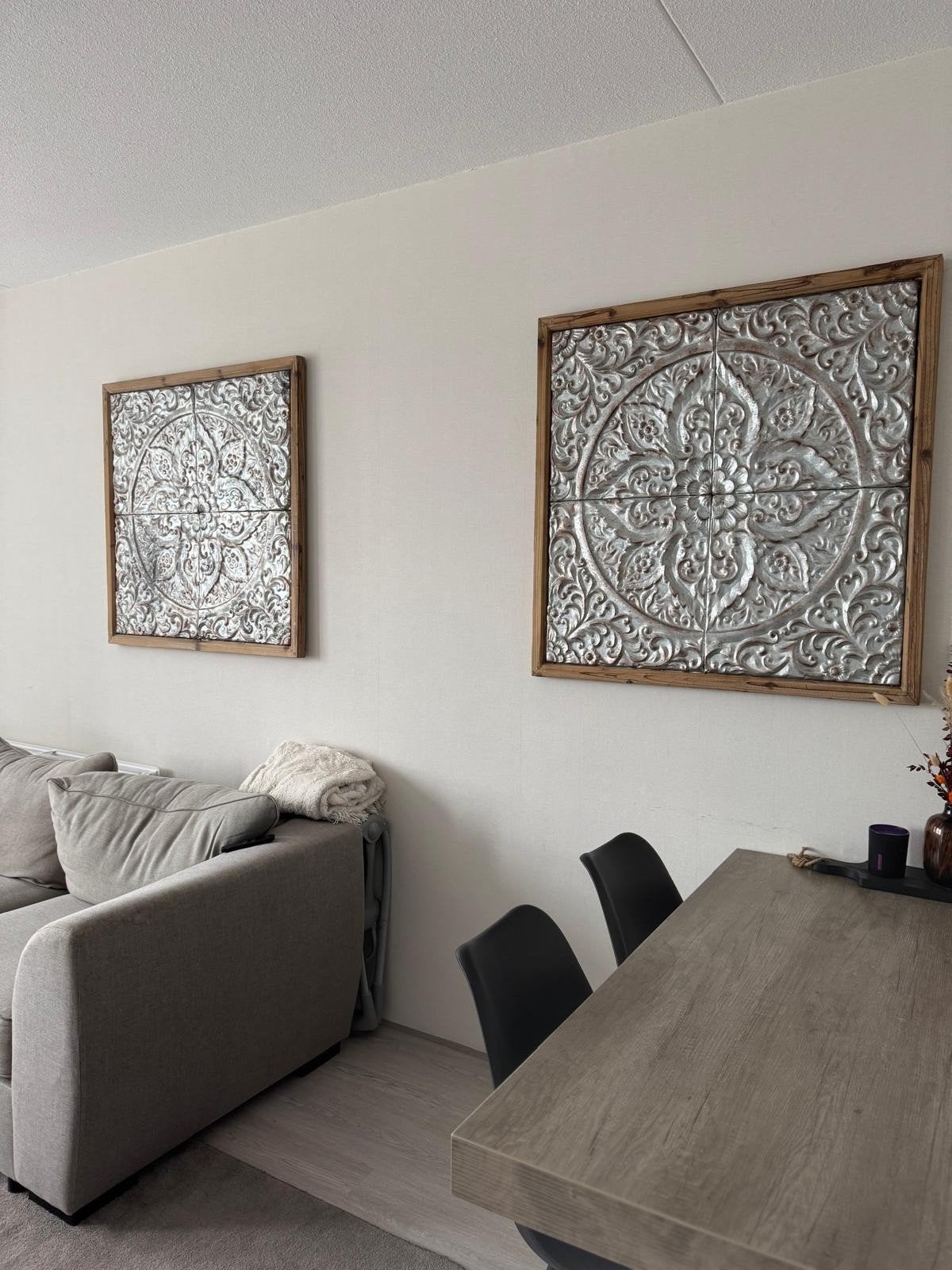 Wandpanelen 99x99 cm twee stuks van Woonexpress, Ophalen of Verzenden