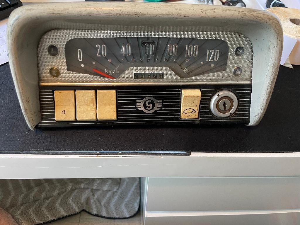 Origineel Goggomobil Isard 700 Grijs Instrumentenpaneel, Ophalen of Verzenden, Nieuw