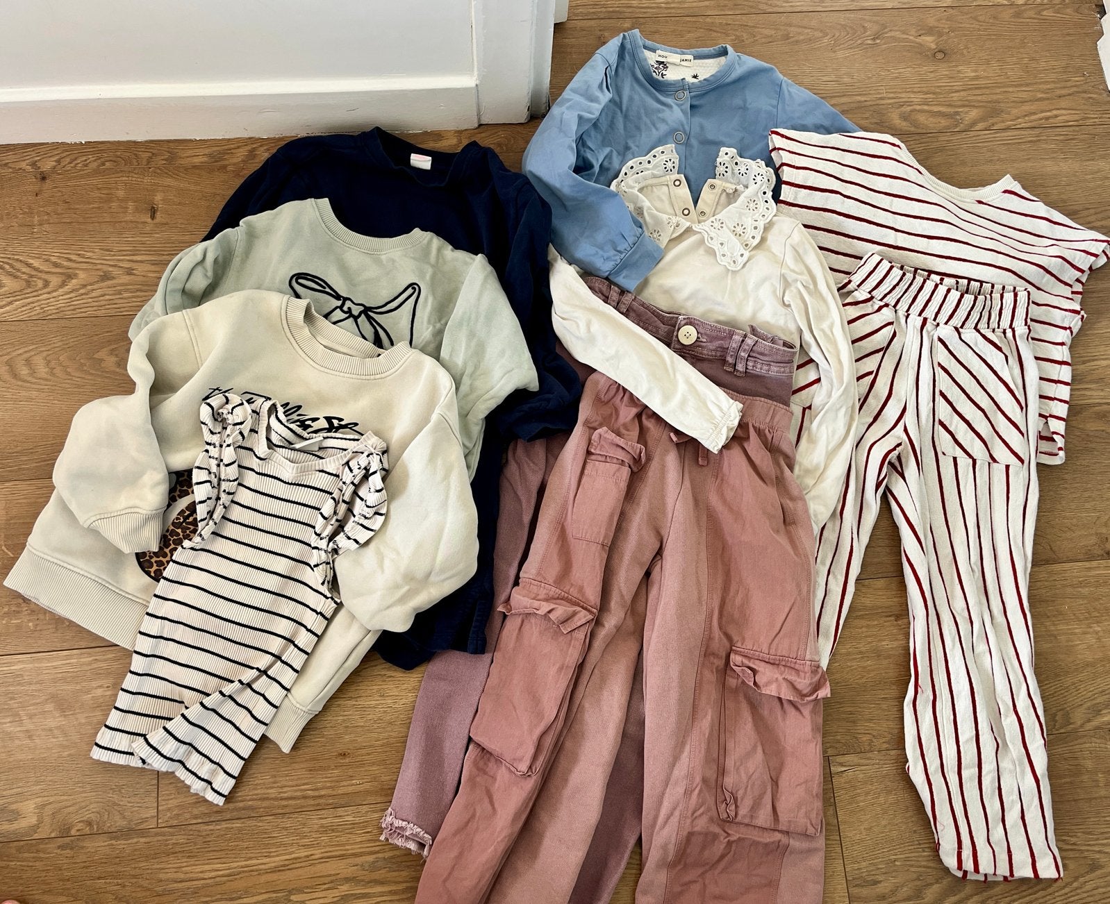 Pakket meisjes house of Jamie & Zara mt 120 en 122/128, Ophalen, Zo goed als nieuw, Maat 128