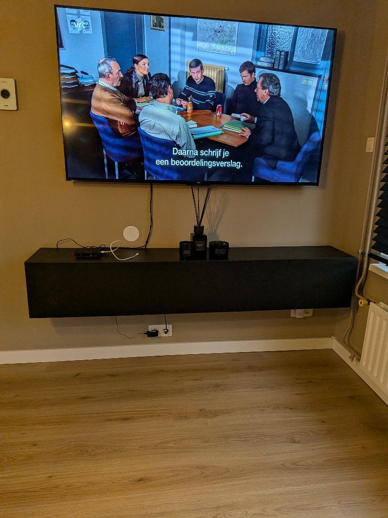 tv meubel, Ophalen, 150 tot 200 cm, Nieuw, Minder dan 100 cm