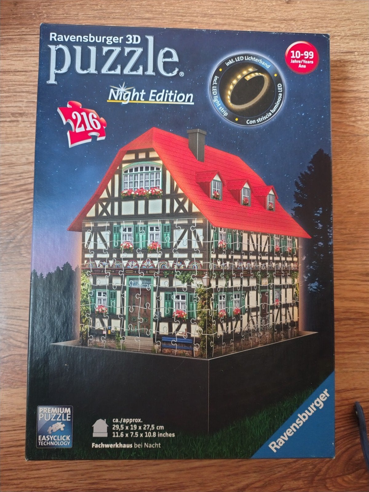 Ravensburger 3D Puzzle Night Edition, Ophalen of Verzenden, Meer dan 50 stukjes, Nieuw, 6 jaar of ouder