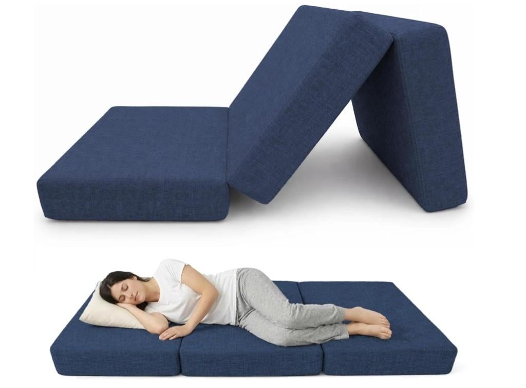 POKAR Opvouwbaar 2-persoons matras, Ophalen, Tweepersoons, 190 cm of minder, Zo goed als nieuw