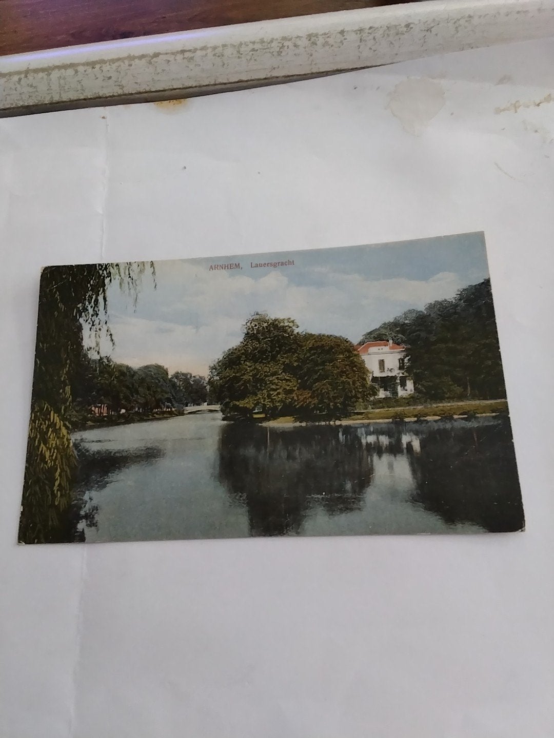 Oude briefkaart Arnhem, Lauwersgracht -1920, Ophalen of Verzenden, Voor 1920, Gelopen, Gelderland