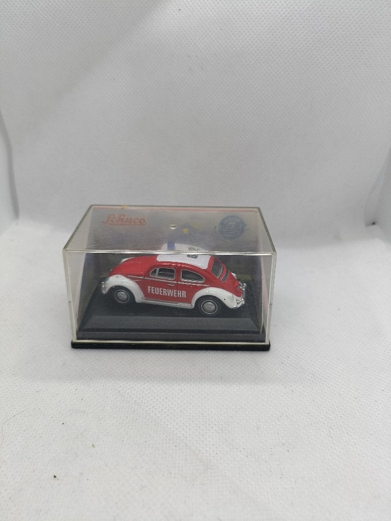 Schuco Mini VW Kever Brandweer  1 : 72, Ophalen of Verzenden, Nieuw, Auto, Schuco