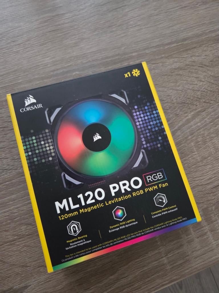 Corsair ML120 Pro RGB 120mm PWM Ventilator, Computers en Software, Computerbehuizingen, Nieuw, Ophalen of Verzenden