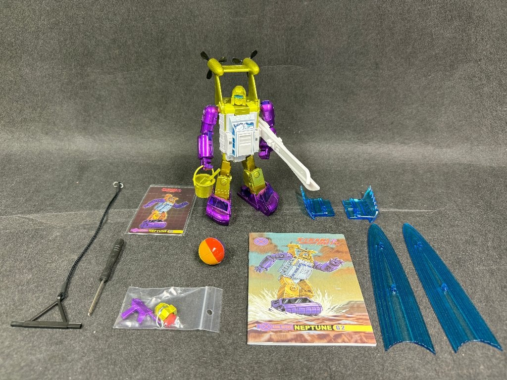 X-Transbots Next Generation Neptune Transformers G2 Seaspray, Verzamelen, Transformers, G2, Ophalen of Verzenden, Zo goed als nieuw
