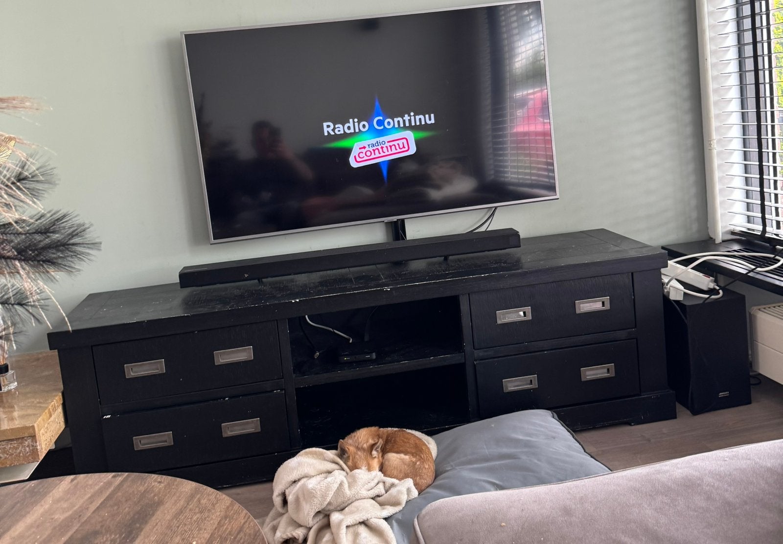 Tv meubel 180, Huis en Inrichting, Ophalen, Gebruikt, 150 tot 200 cm, Minder dan 100 cm