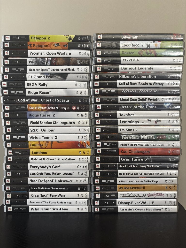 Bundel van 48 PSP-games, 1 speler, Ophalen of Verzenden, Zo goed als nieuw, Vanaf 3 jaar