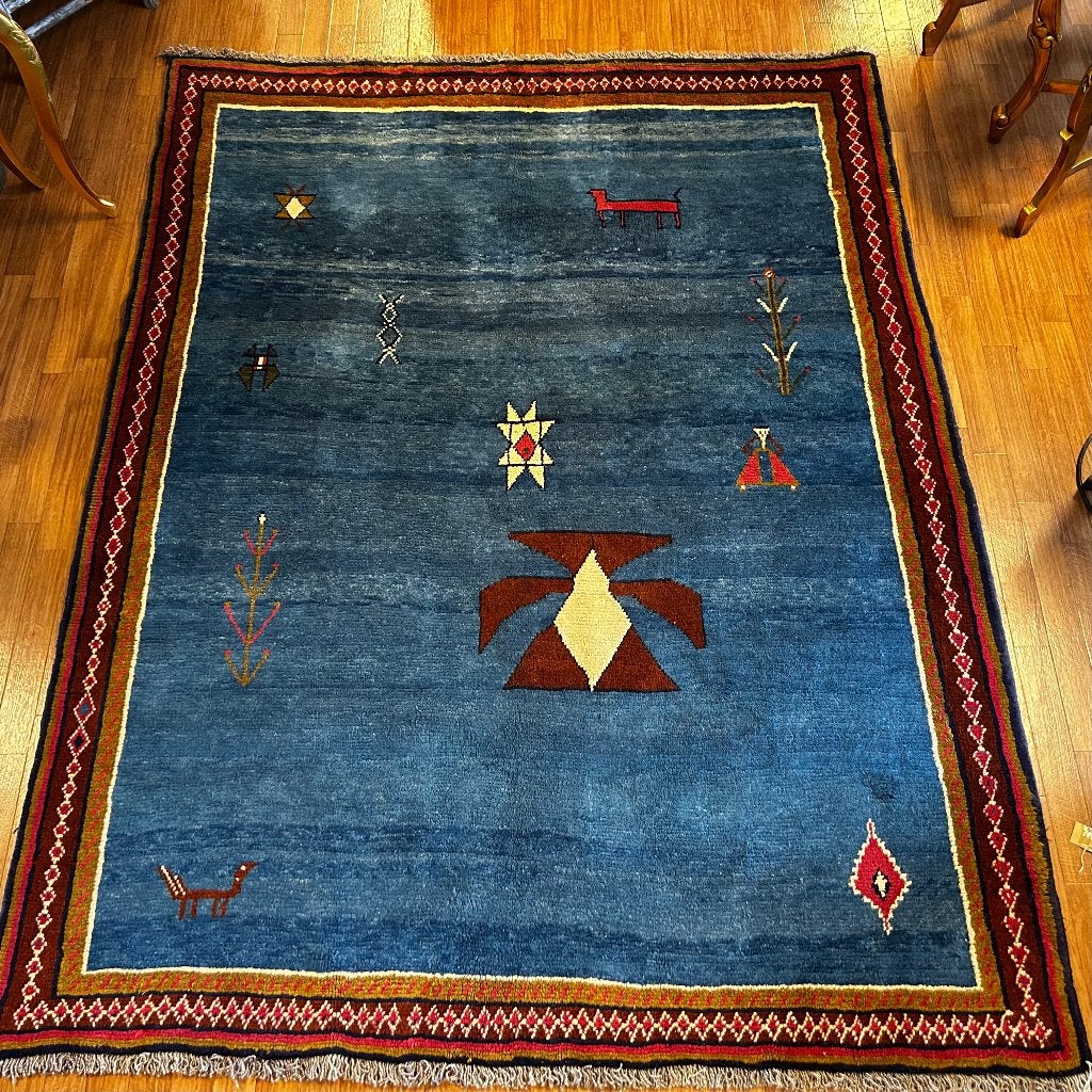 perzisch tapijt gabbeh - 275 x 210 cm – Gratis bezorgd, TTM Wonen, Meubels – (Perzische) Tapijten en Woonaccessoires, Ophalen of Verzenden