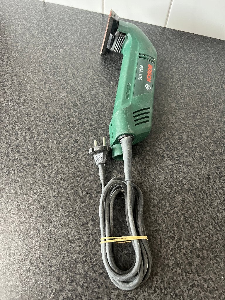 Bosch delta PDA100 schuurmachine ., Doe-het-zelf en Verbouw, Gereedschap | Schuurmachines, Ophalen of Verzenden, Gebruikt, Minder dan 600 watt