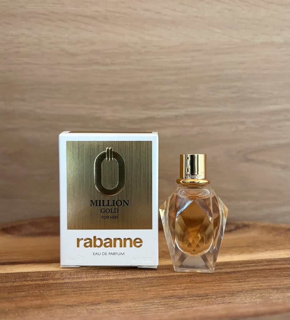 Paco Rabanne - Million Gold For Her miniatuur 5ml, Verzenden, Nieuw