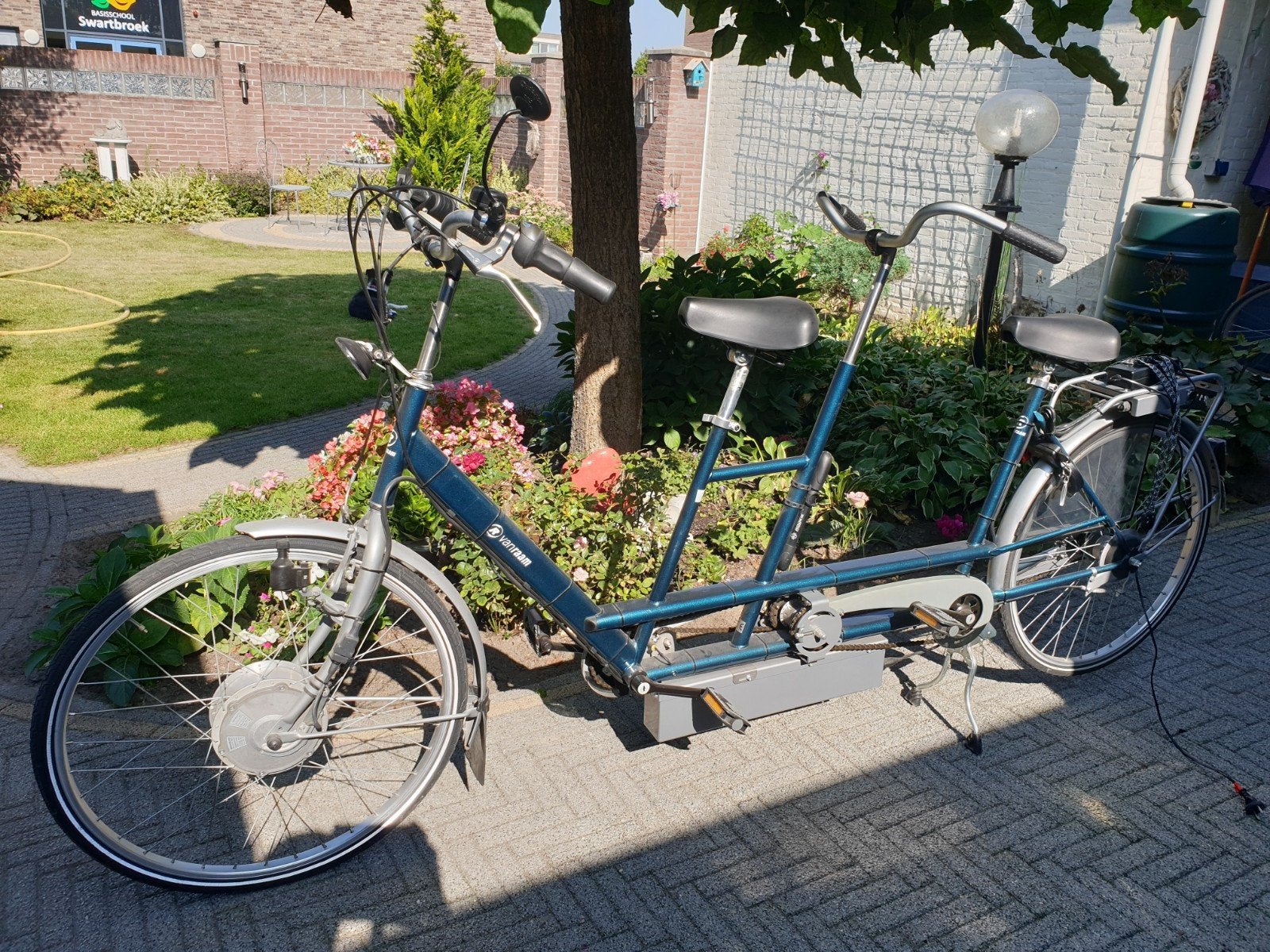 Van Raam Twinny Plus Tandem E-bike, Minder dan 10 versnellingen, Gebruikt, Van Raam, 51 tot 55 cm