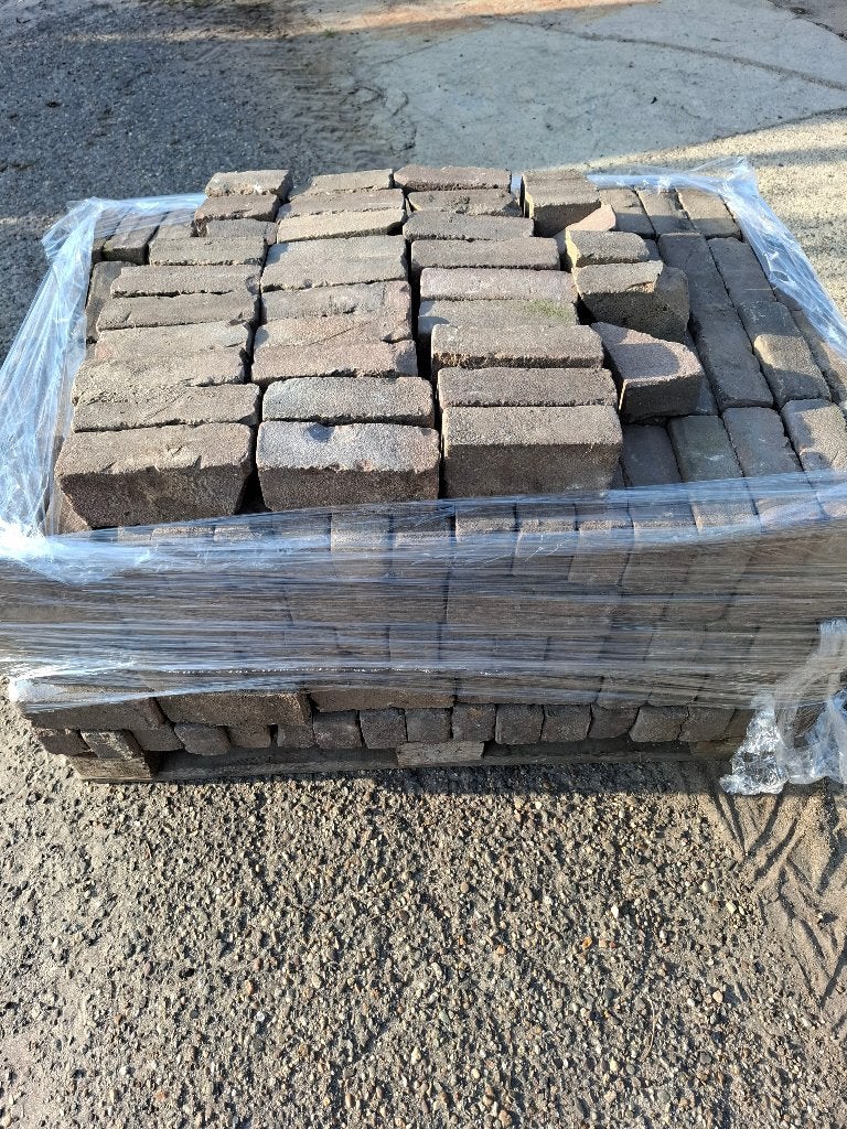 TE KOOP 5 M2 GEBAKKEN KLINKERS 7-DUIMERS, Ophalen, Gebruikt, 5 tot 10 m², Klinkers