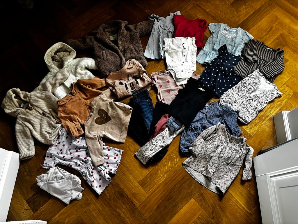 Babykleding pakket maat 74: Feetje, Next, Quincy Mae, Name I, Kinderen en Baby's, Ophalen of Verzenden, Zo goed als nieuw, Meisje