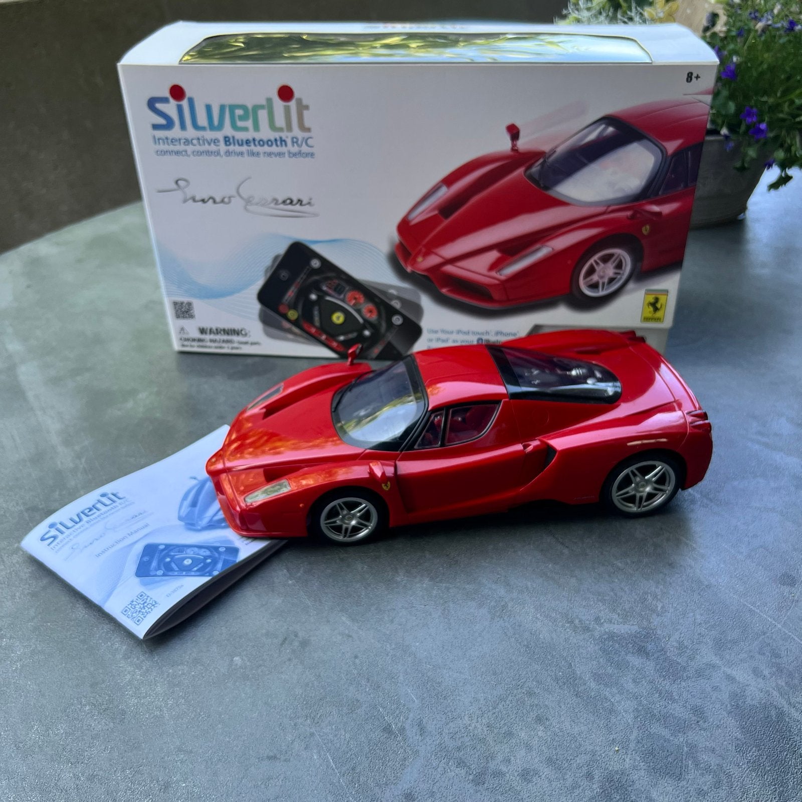 SilverLit Interactive Bluetooth R/C Ferrari Enzo, Elektro, Ophalen of Verzenden, Zo goed als nieuw, Auto onroad