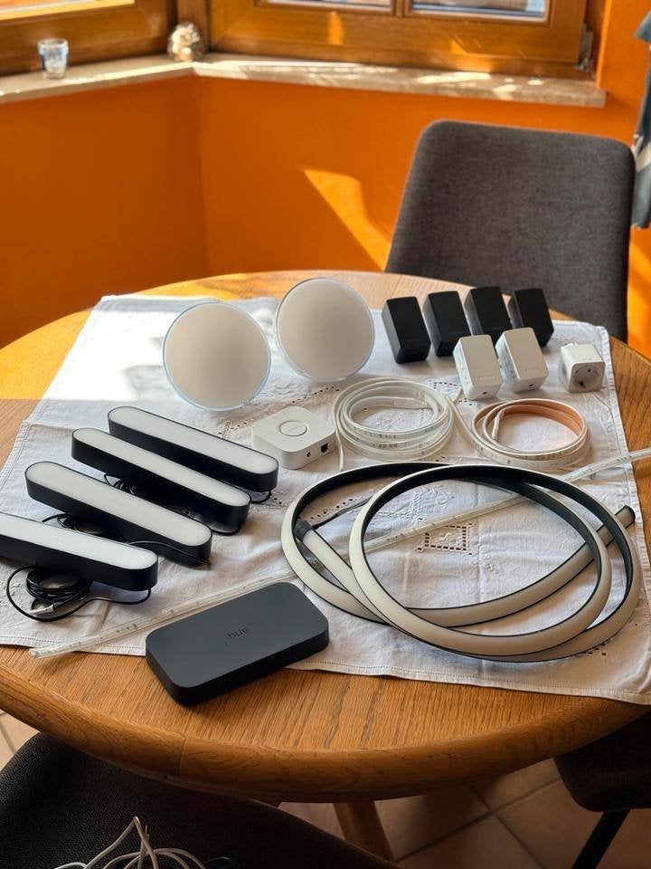 Philips Hue Set: Sync Box, Play Lightbars, Go, Gradient, Zo goed als nieuw, Bluetooth, Smart lamp, Meerkleurig