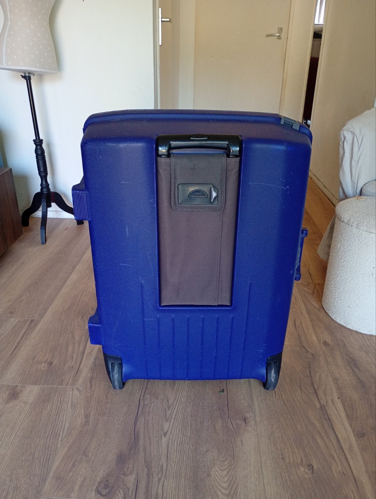 Samsonite grote koffer op wieltjes, Hard kunststof, 45 tot 55 cm, Zo goed als nieuw, 70 cm of meer