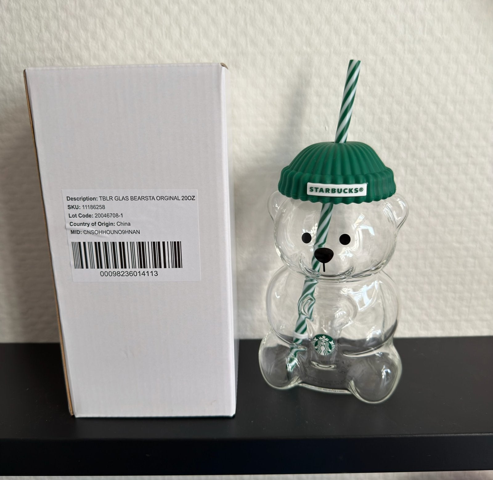 Nieuw Starbucks Bearista cup original 2026 Limited edition, Glas of Glazen, Nieuw, Ophalen of Verzenden, Glas