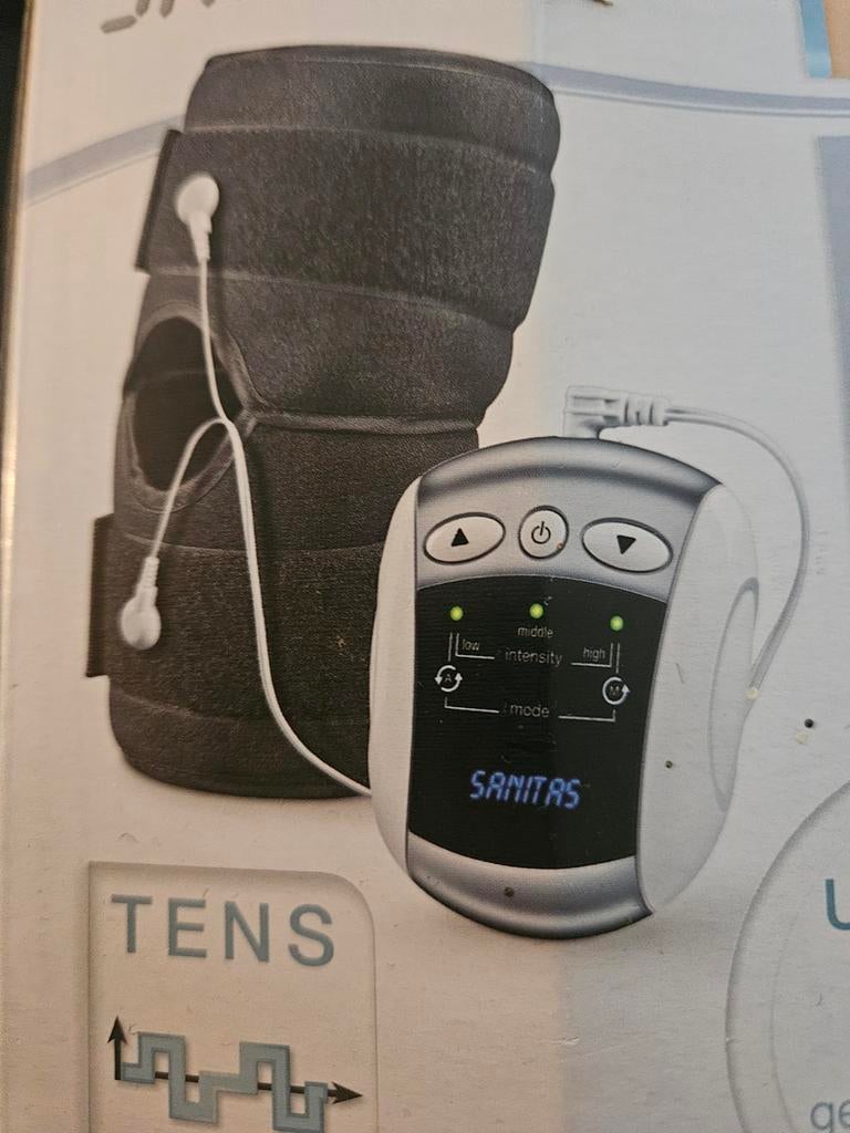 Sanitas TENS apparaat voor knie en elleboog, Ophalen of Verzenden, Zo goed als nieuw, Lichaamsverzorging