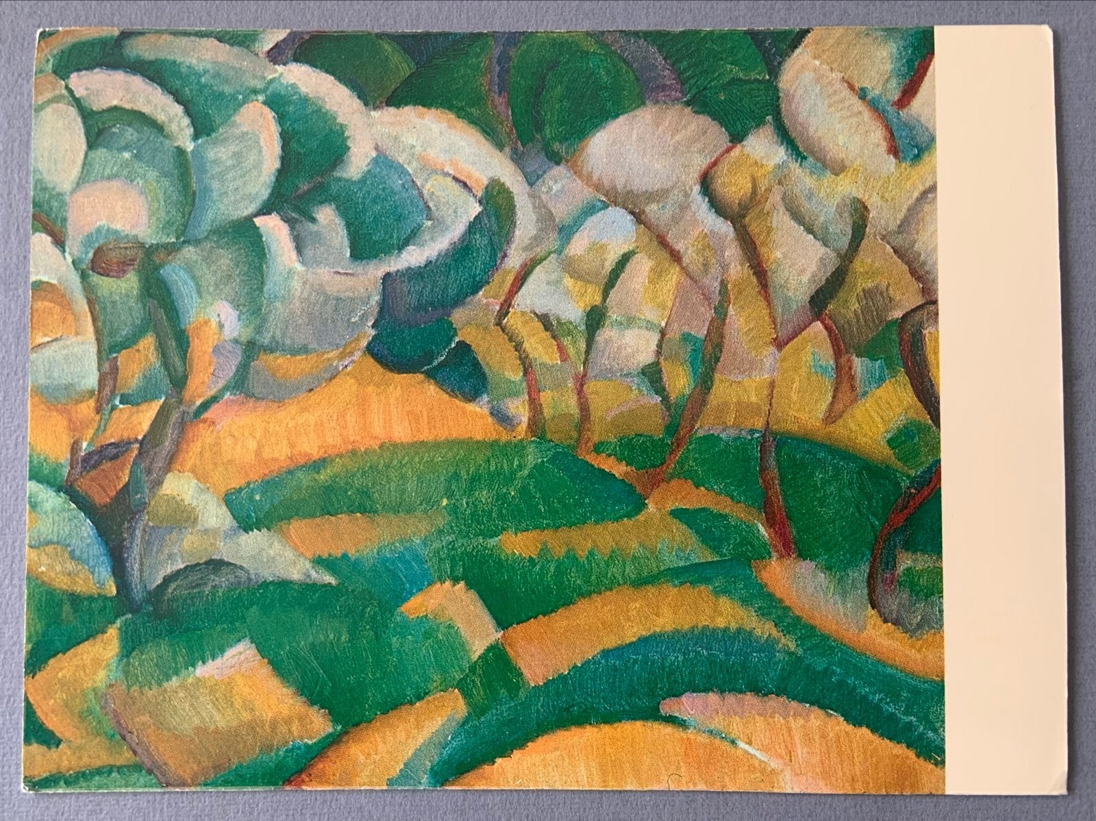 Leo Gestel - Landschap met Bomen, Mallorca, 1914, Ophalen of Verzenden, Voor 1920, Ongelopen, Natuur