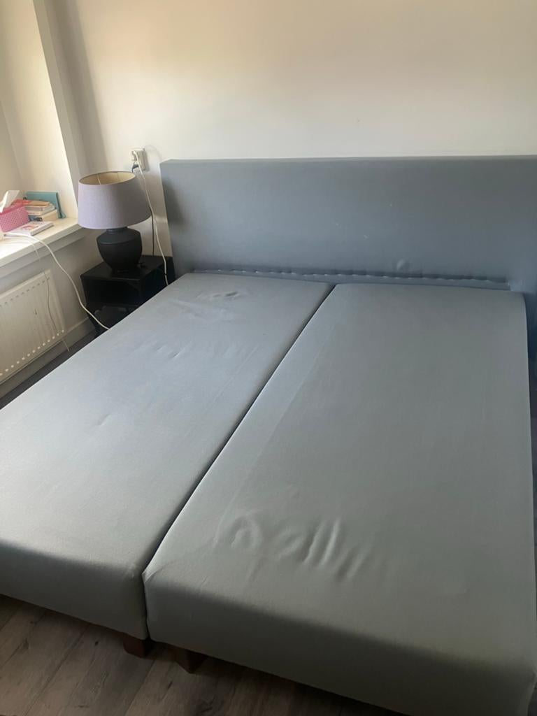 Gratis boxspring 180x200 cm - zelf demonteren en ophalen, Ophalen, Gebruikt, Tweepersoons, 180 cm