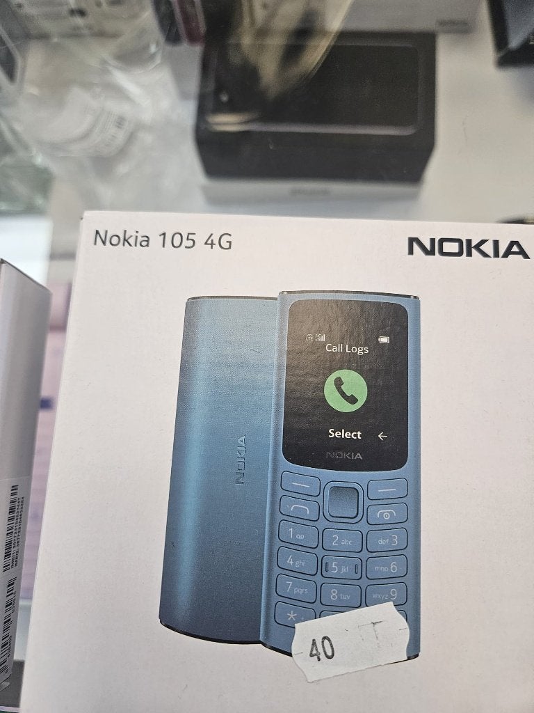 Nokia 105 4G dualsim telefoon new in doos €45, Ophalen of Verzenden, Nieuw, Zwart