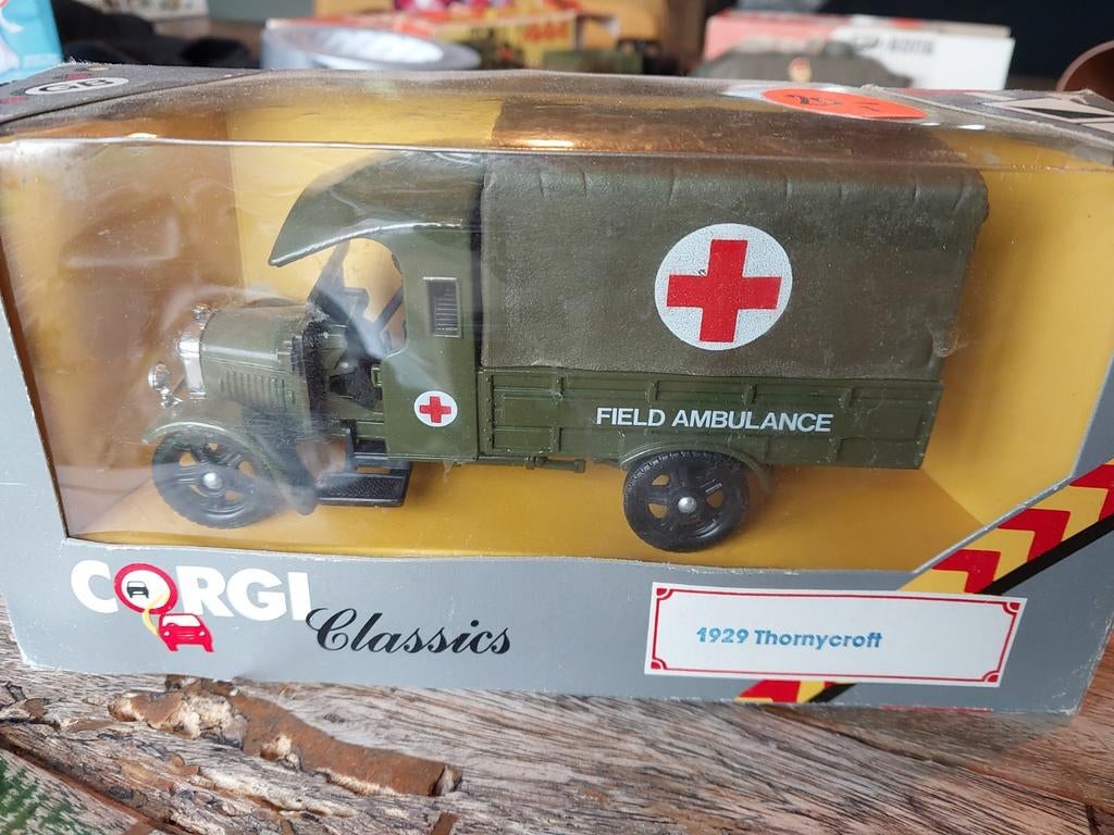 Corgi Classics 1929 Thornycroft Field Ambulance, Ophalen of Verzenden, Auto, Corgi